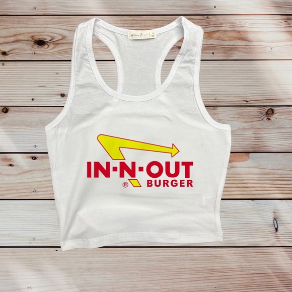 In-N-Out Cropped Tank Top - Picture 1 of 1